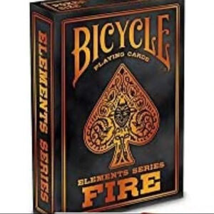 PLAYING CARDS NEW BICYCLE FIRE ELEMENT GAMES GAME BEACH POOL BBQ CAMPING GAMES